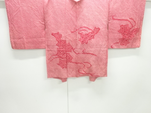 アンティーク　本総絞り流水に花模様絵羽織